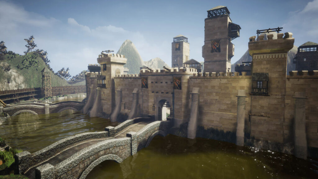 An image showing Walls And Towers asset pack, created with Unreal Engine 4.