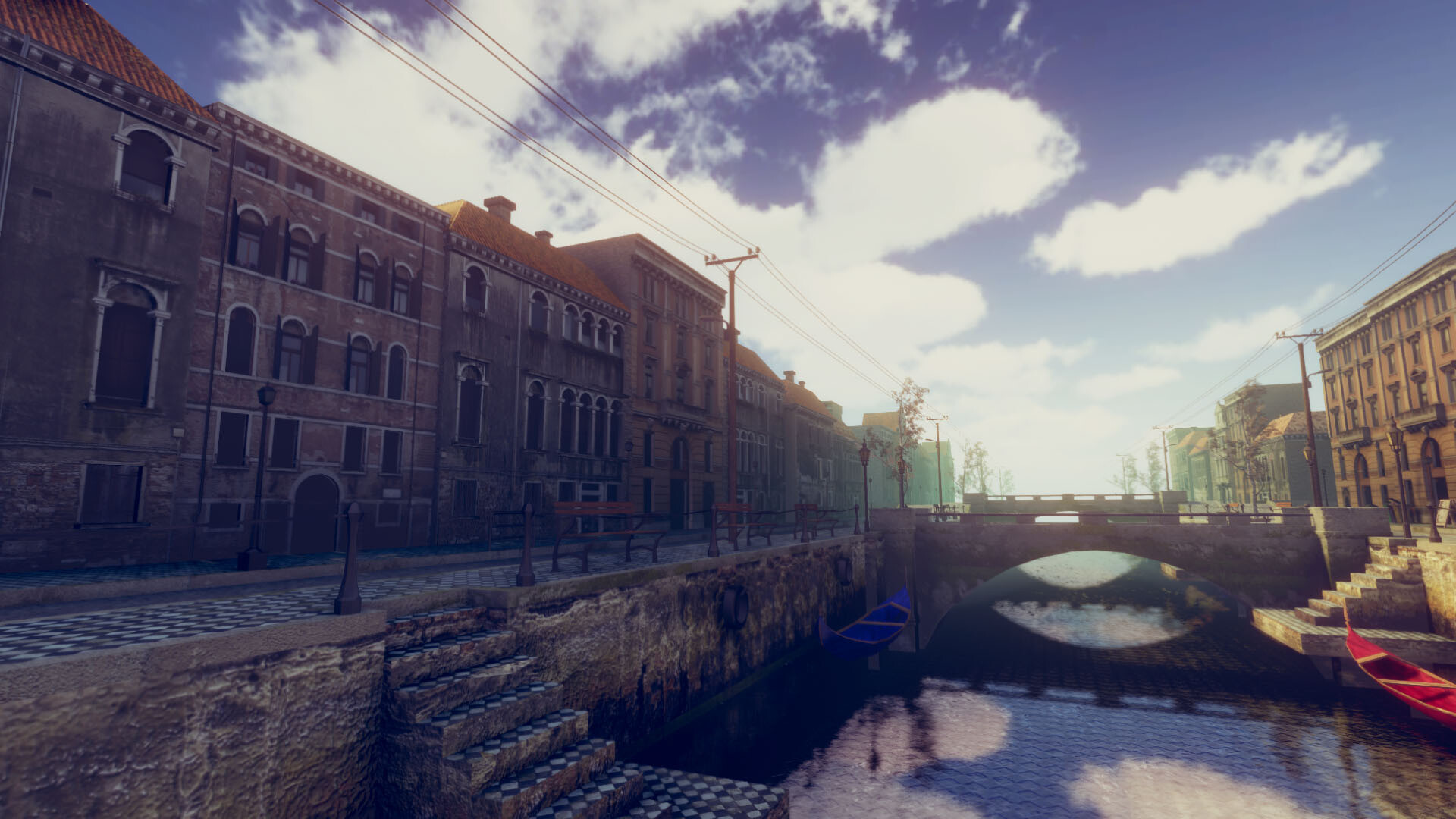 An image showing Venice asset pack, created with Unity Engine.