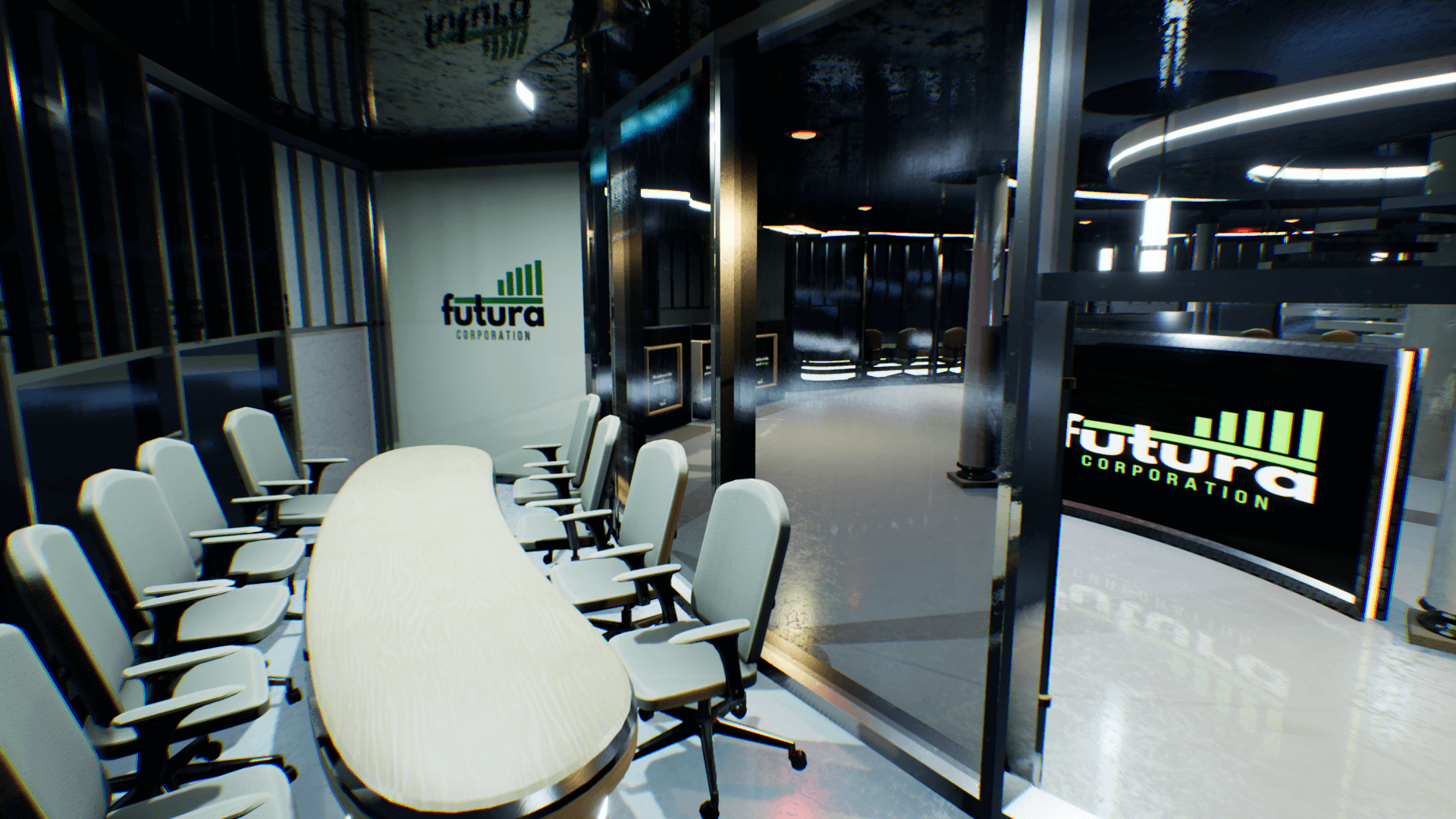 An image showing Corporate Building Futura asset pack, created with Unreal Engine.