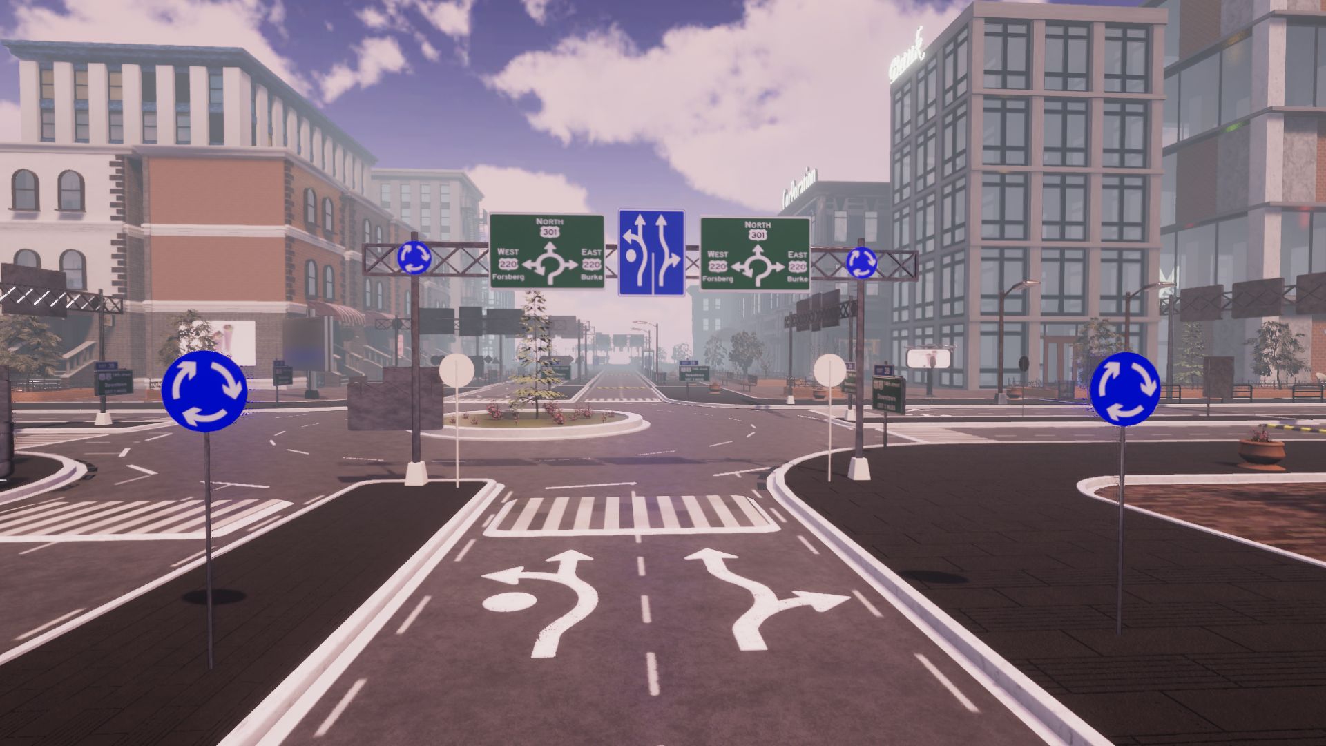 An image showing City Creator asset pack, created with Unity Engine.