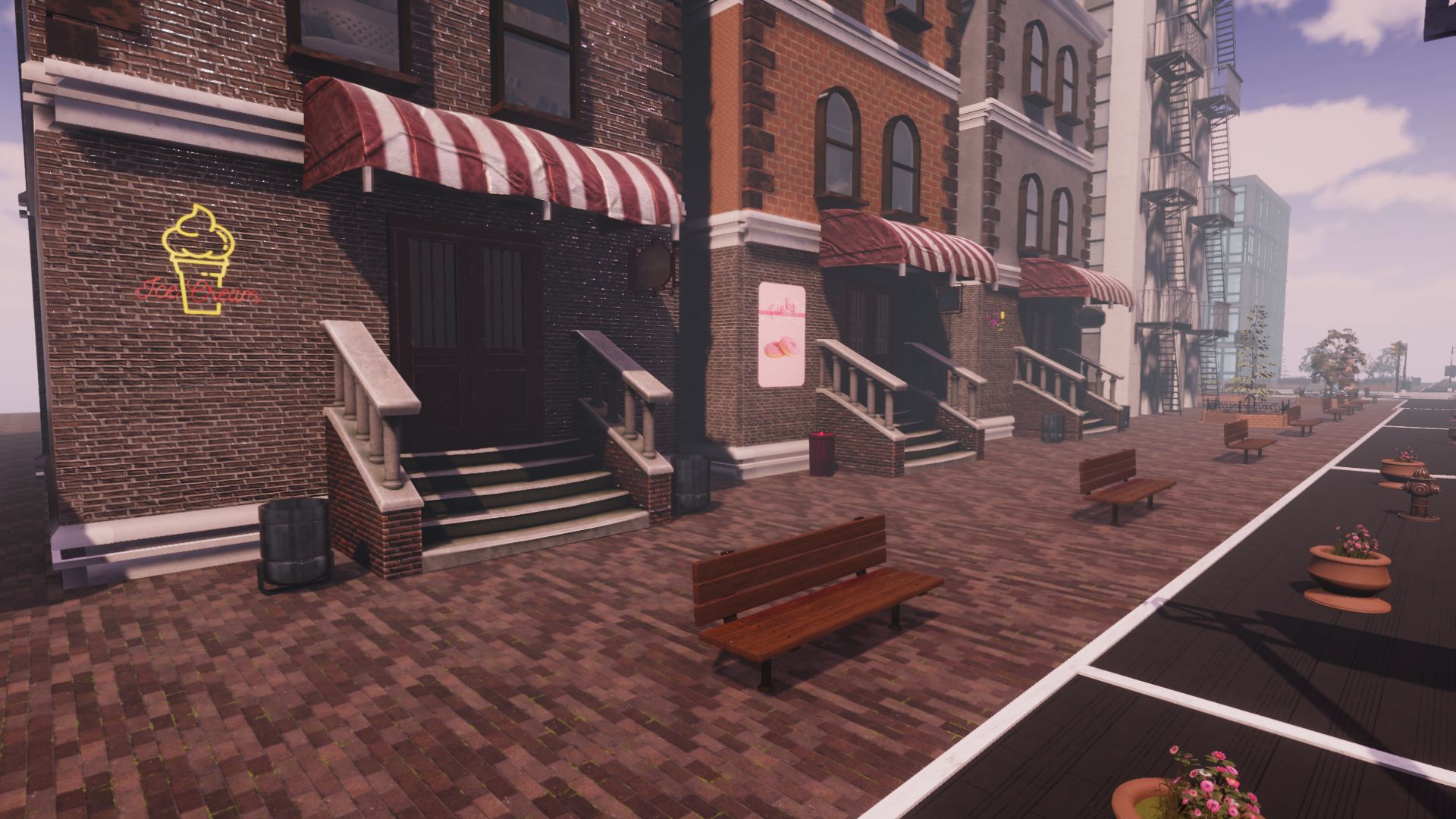 An image showing City Creator asset pack, created with Unity Engine.