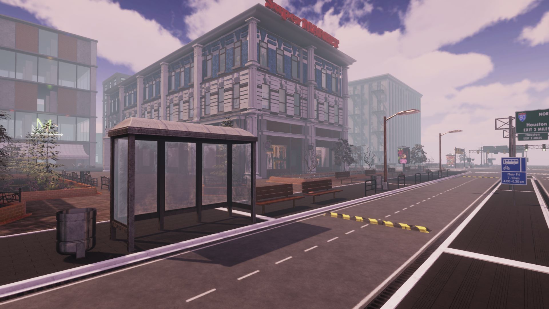 An image showing City Creator asset pack, created with Unity Engine.