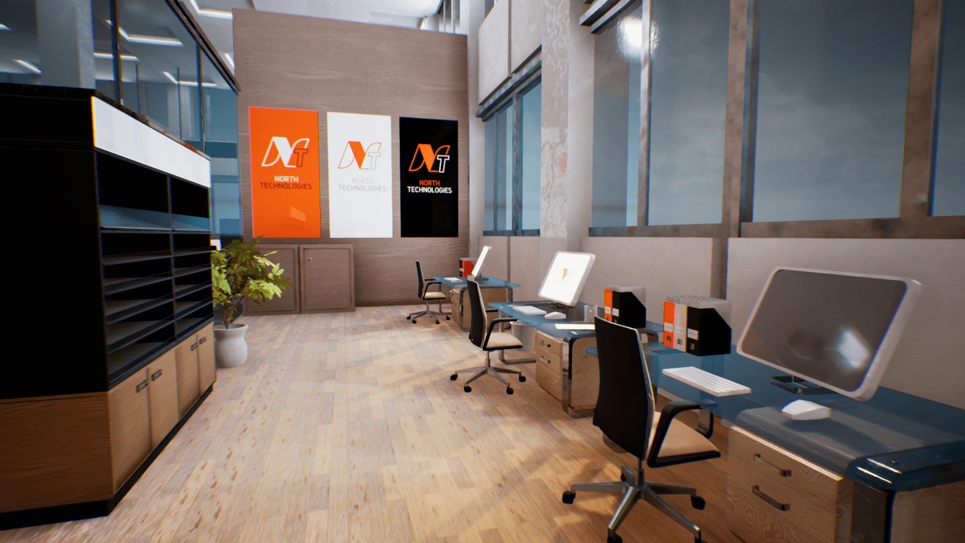 An image showing North Technologies asset pack, created with Unreal Engine.