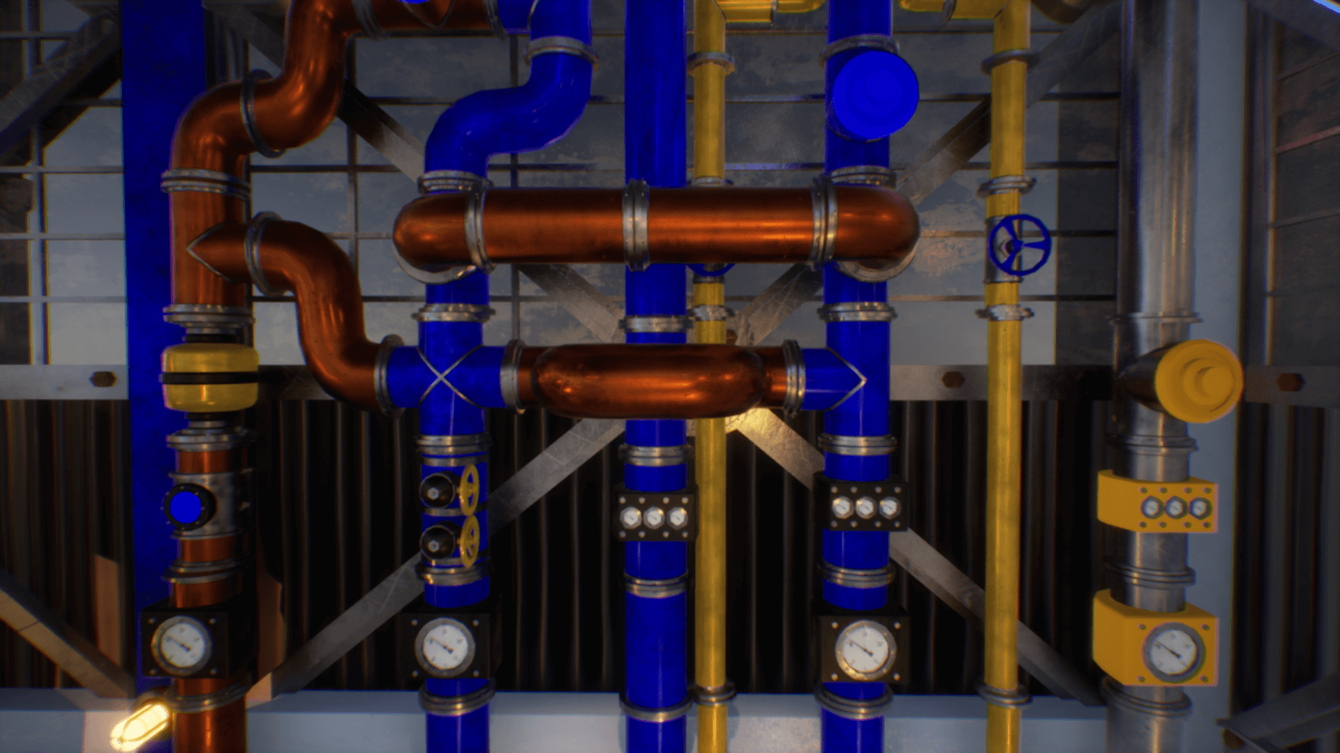 An image showing Pipes Collection asset pack, created with Unreal Engine.