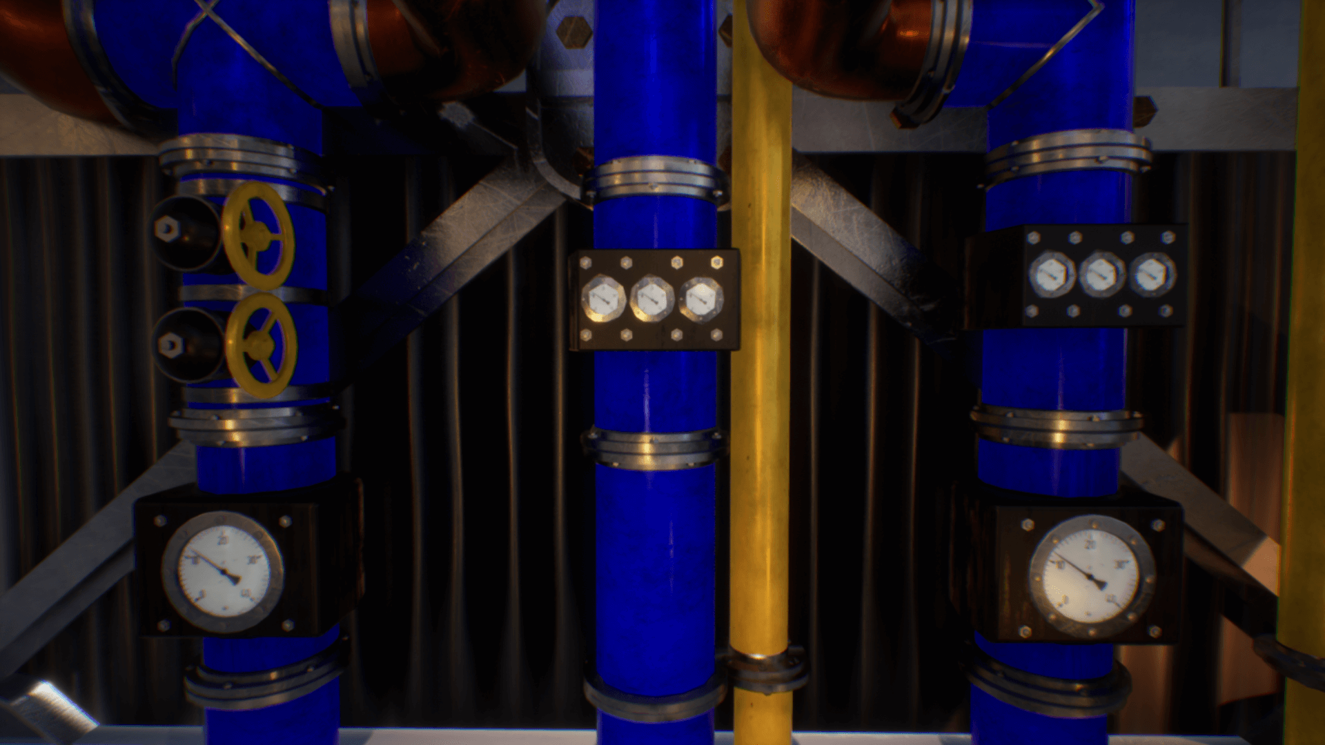 An image showing Pipes Collection asset pack, created with Unreal Engine.