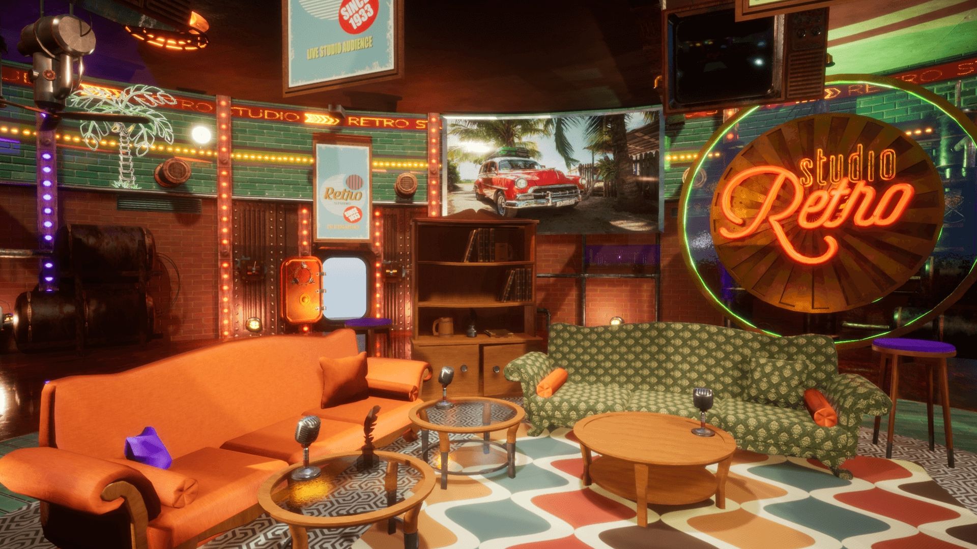 An image showing Retro Studio asset pack, created with Unreal Engine.