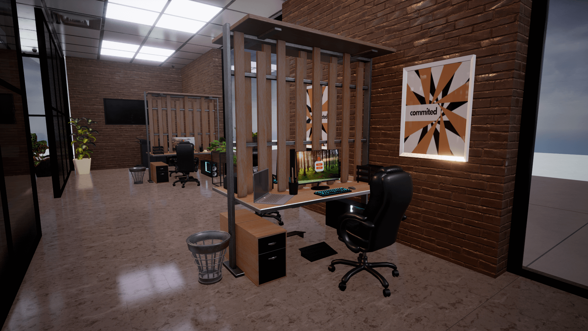 An image showing Modern Offices asset pack, created with Unreal Engine