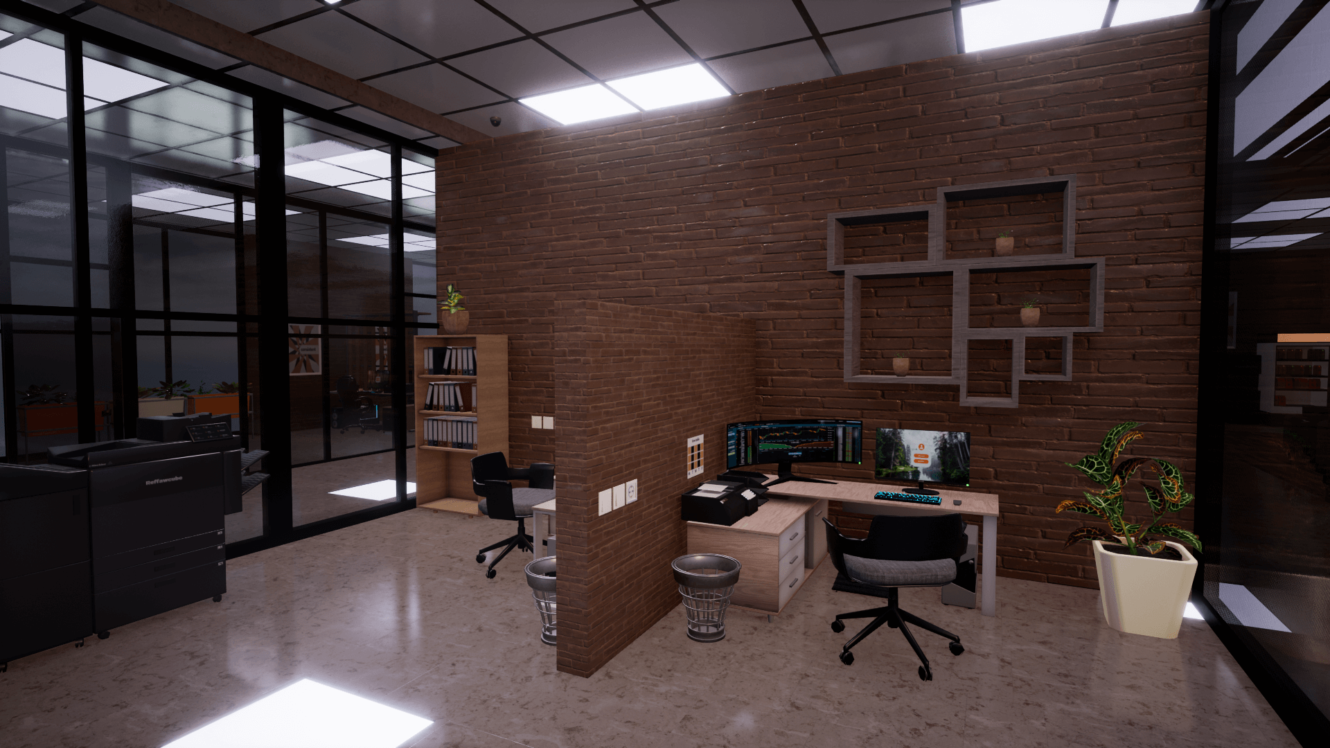 An image showing Modern Offices asset pack, created with Unreal Engine