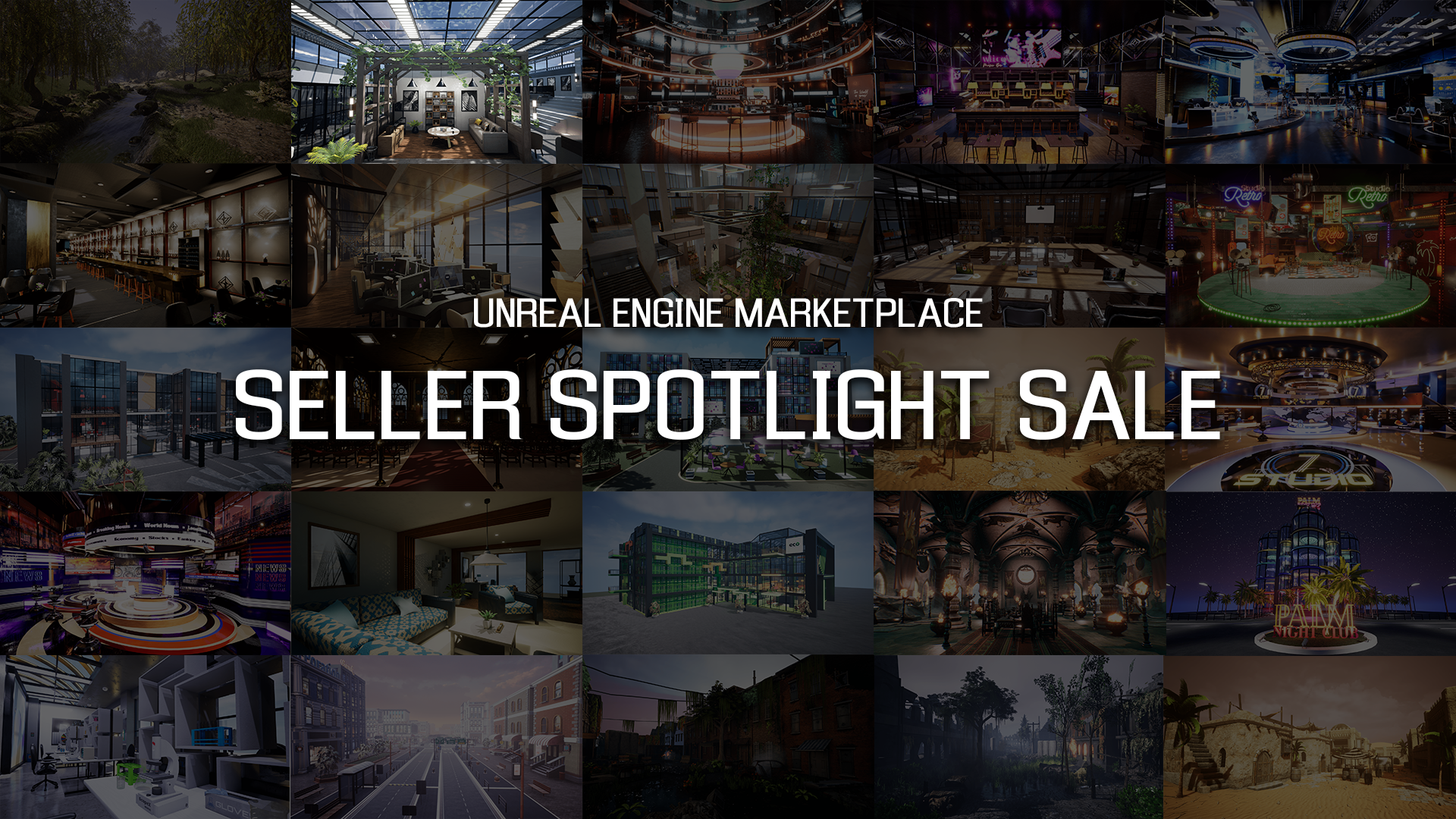 Promotional image for Seller Spotlight Sale hosted by Unreal Engine Marketplace