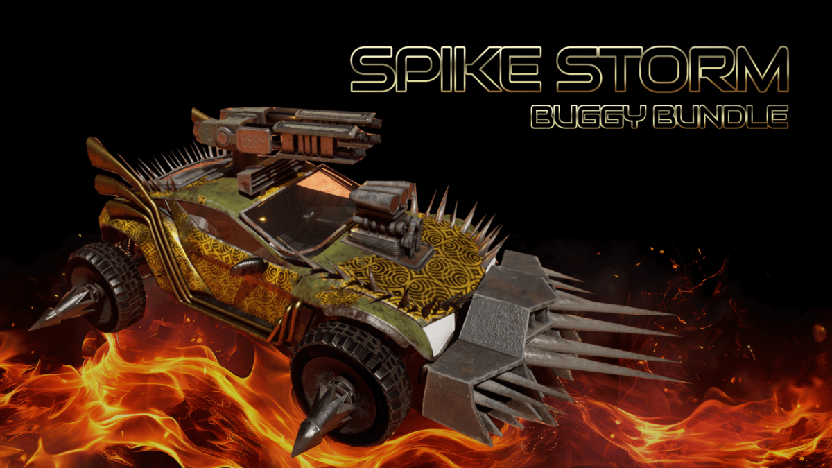 An image showing the Spike Storm Bundle, created with Unreal Engine.